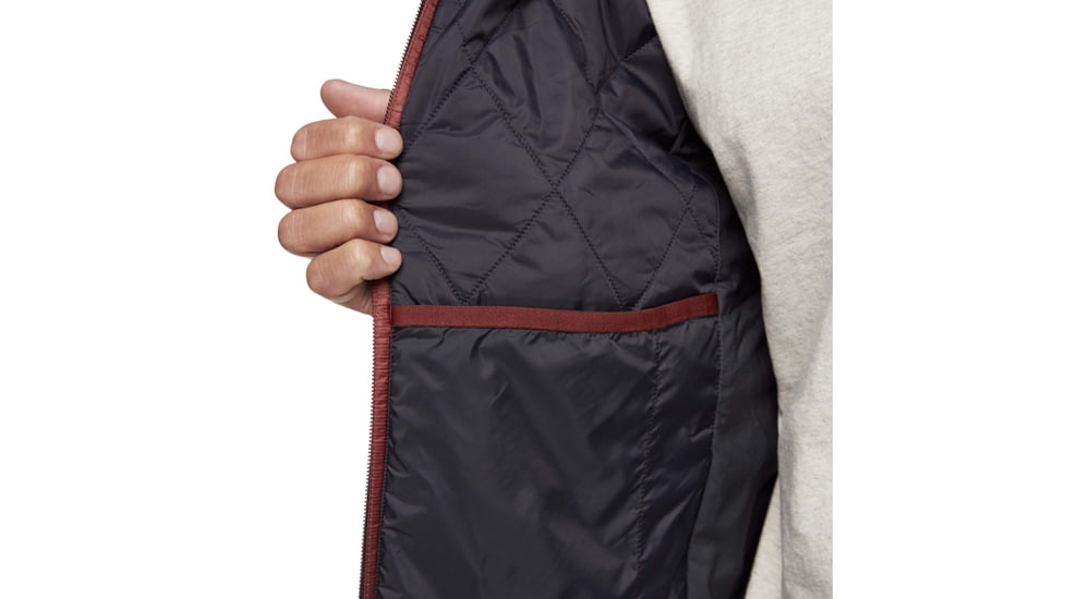 Black Diamond Vision Hybrid Hoody - Mens, Dark Crimson, Medium, AP7440386003MED1