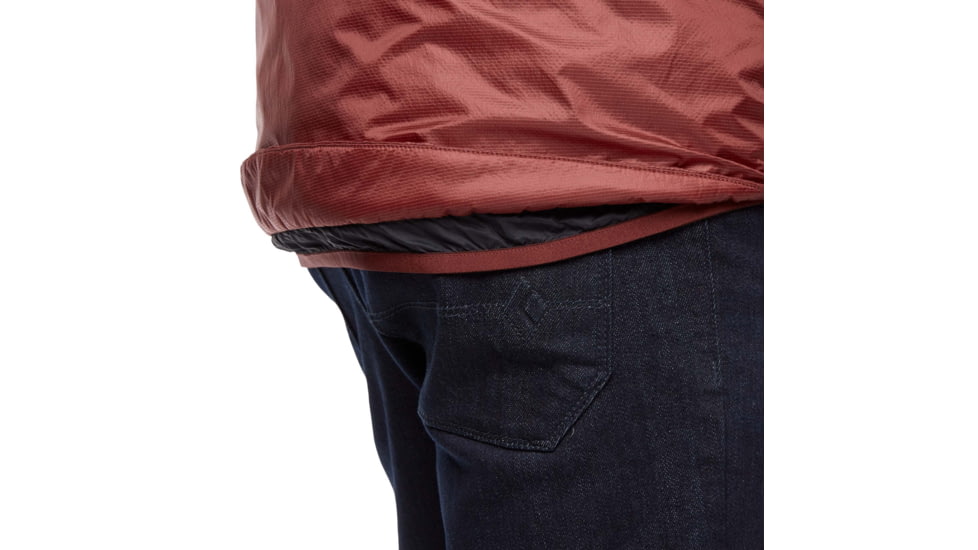 Black Diamond Vision Hybrid Hoody - Mens, Dark Crimson, Medium, AP7440386003MED1