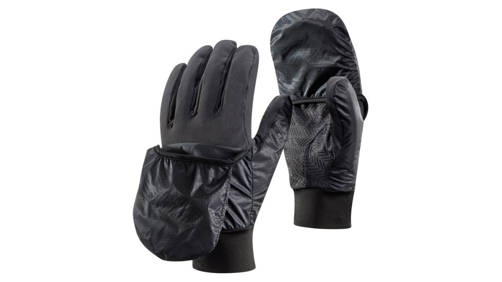 Black Diamond Wind Hood Softshell Glove - Unisex, SMOKE, Large, BD801096SMOKLG 1