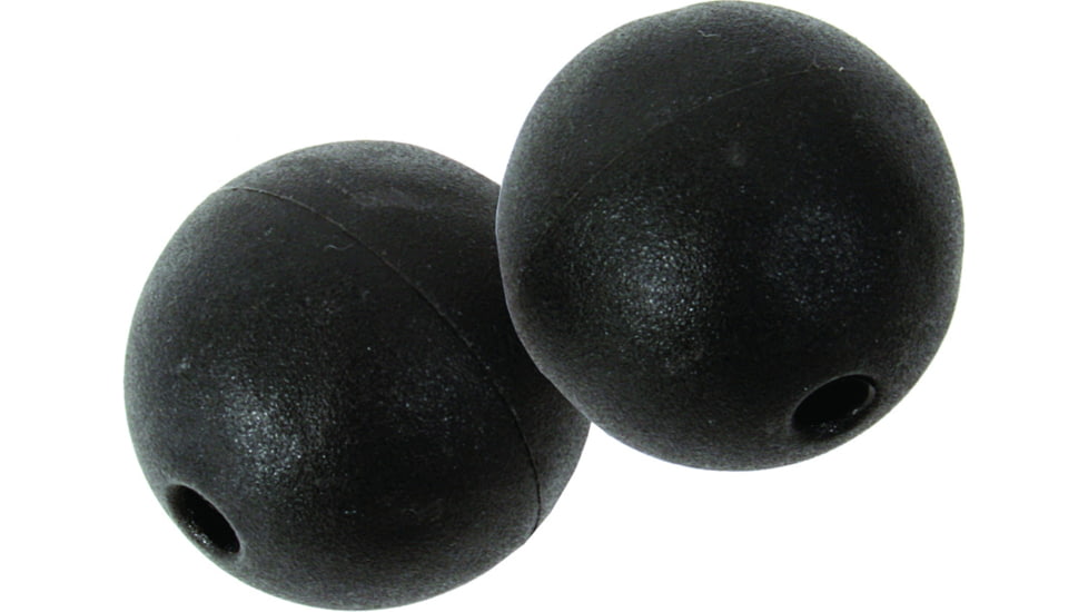 Black Marine Outrigger Ball Stops