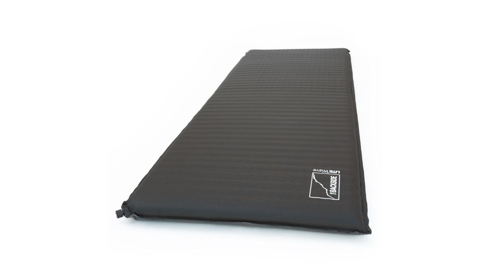 Black Pine Sports Backside Litewave 72x25x2 Airmat, Black, Large, 20082