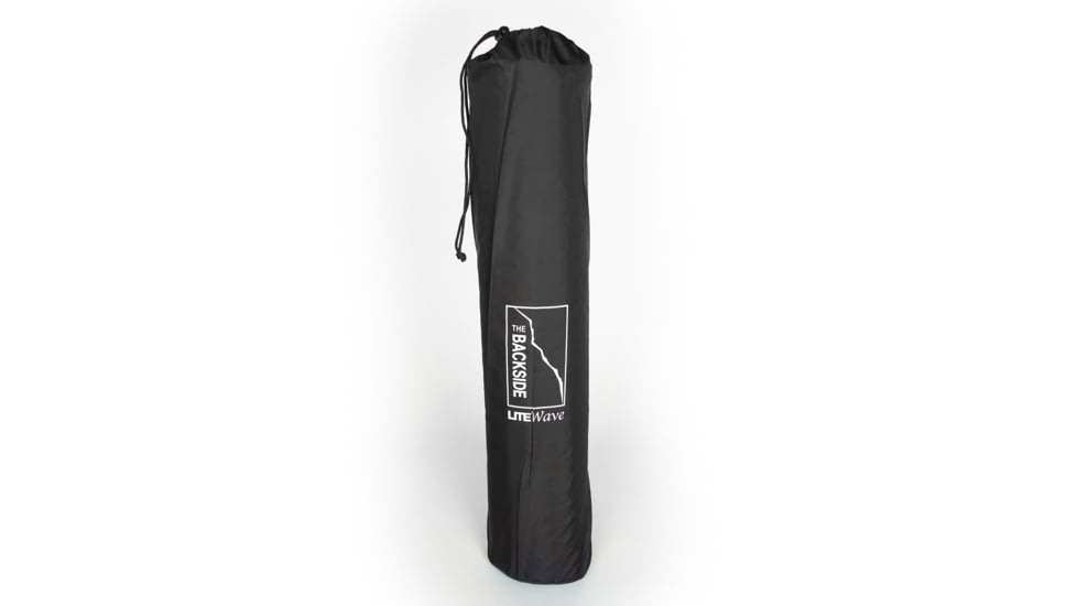 Black Pine Sports Backside Litewave 72x25x2 Airmat, Black, Large, 20082