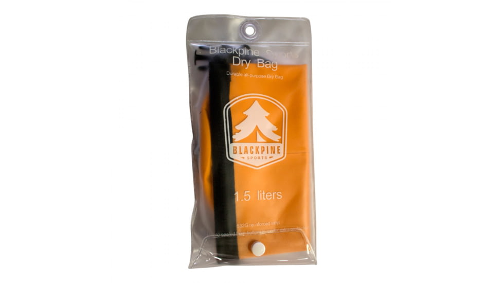 Black Pine Sports Dry Sack, 1.5L, Orange, Large, 50009