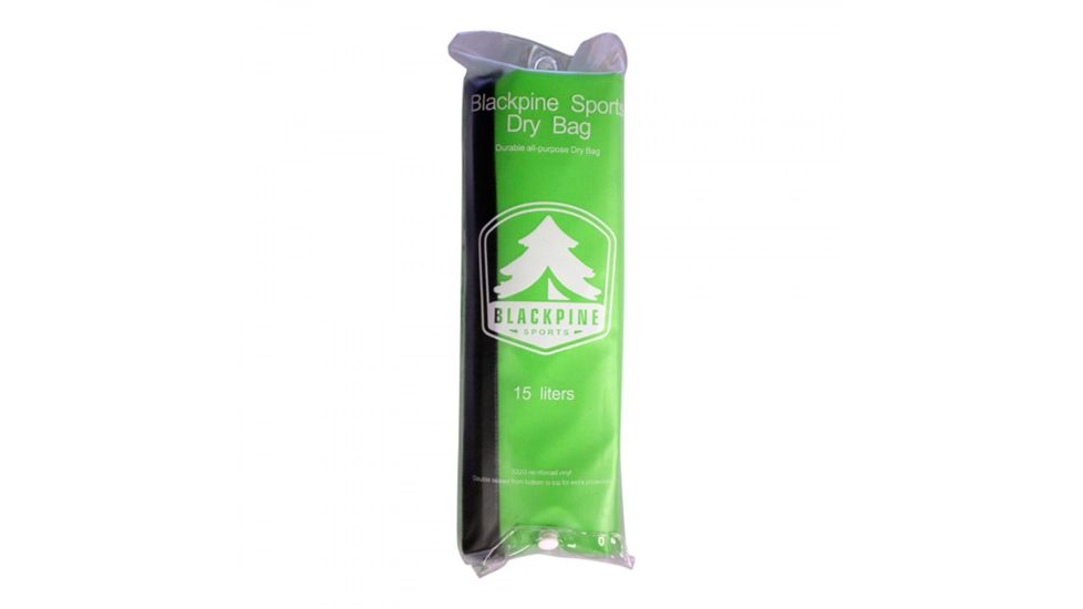 Black Pine Sports Dry Sack, 15L,Green, Large, 50013