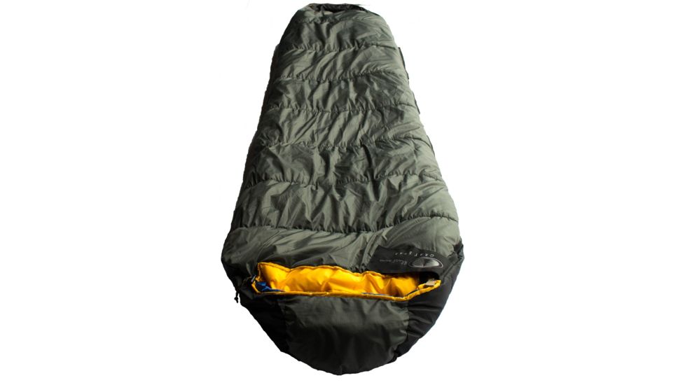 Black Pine Sports Graystar+20 Degree Sleeping Bag, Grey, Large, 30001