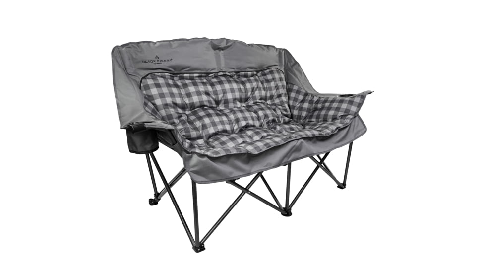 BLACK SIERRA EQUIPMENT Comfort Cloud Sofa , Buffalo Check Gray, DWCH-017C-BLK-BSE