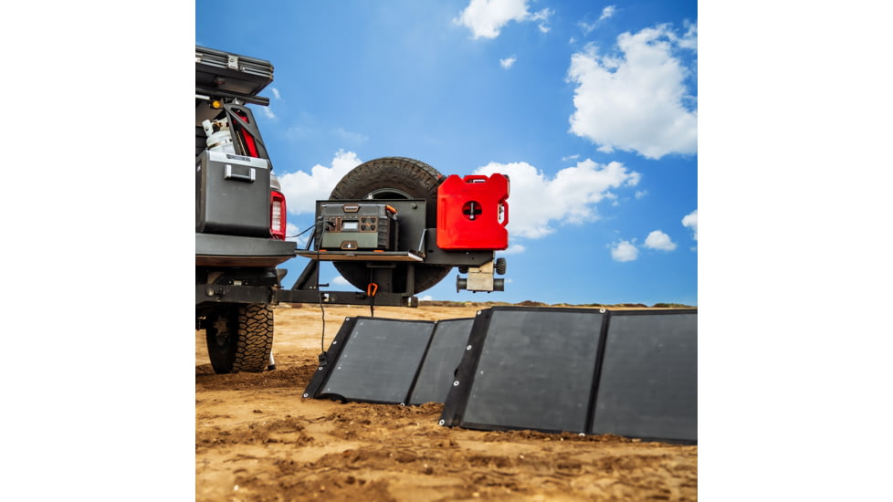 Blackfire-Klein Outdoors Portable Solar Panel 60W, Black, FSP60W