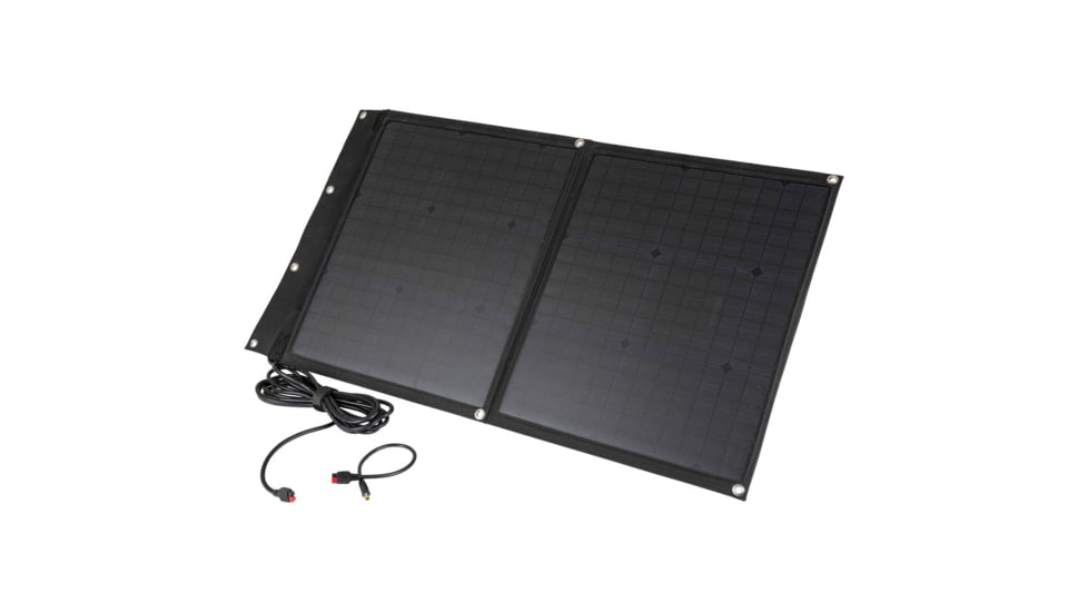 Blackfire-Klein Outdoors Portable Solar Panel 60W, Black, FSP60W