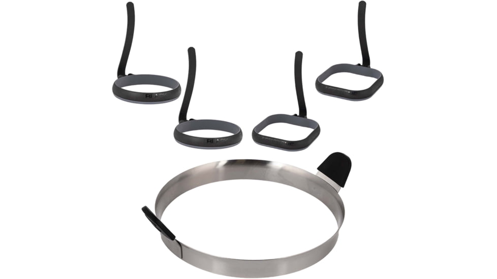 Blackstone Egg /Omelet Ring Kit, Silver, 5515