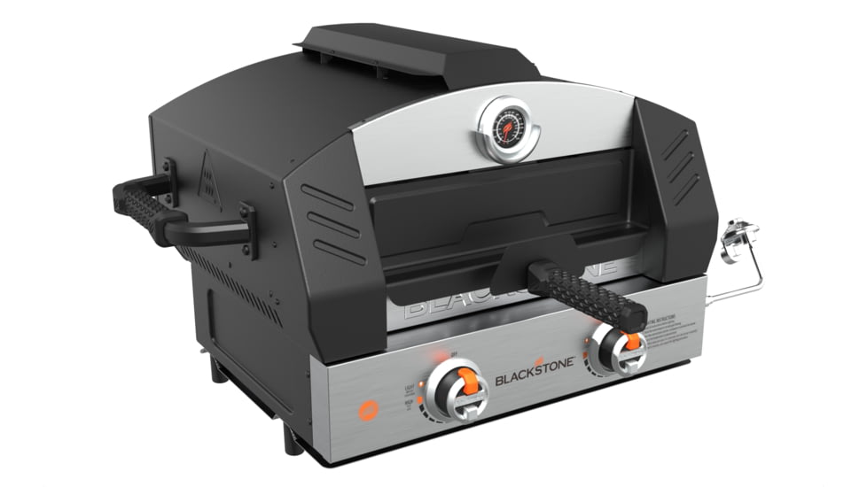 Blackstone Griddle Essentials Portable Pizza Oven w/ 15in Cordierite Stone, 22in, 6964