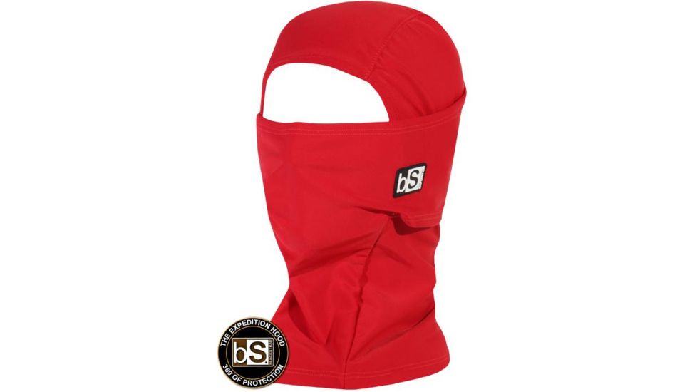 BlackStrap The Expedition Hood Balaclava, Solid Brick Matte, One Size, BS-EXPH-S-BRICK