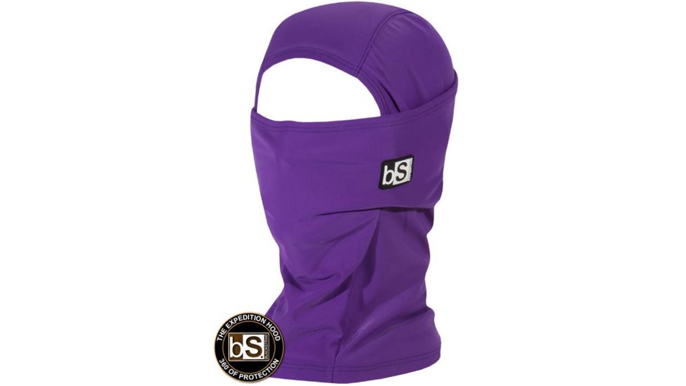 BlackStrap The Expedition Hood Balaclava, Solid Deep Purple, One Size, BS-EXPH-S-DEEPPURPLE