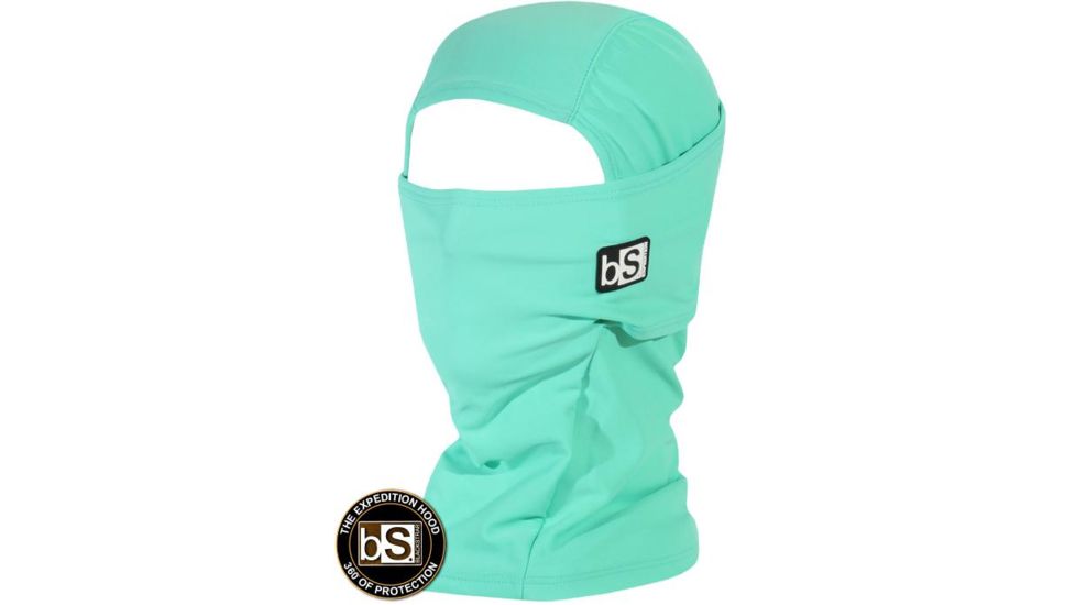 BlackStrap The Expedition Hood Balaclava, Solid Mint, One Size, BS-EXPH-S-MINT