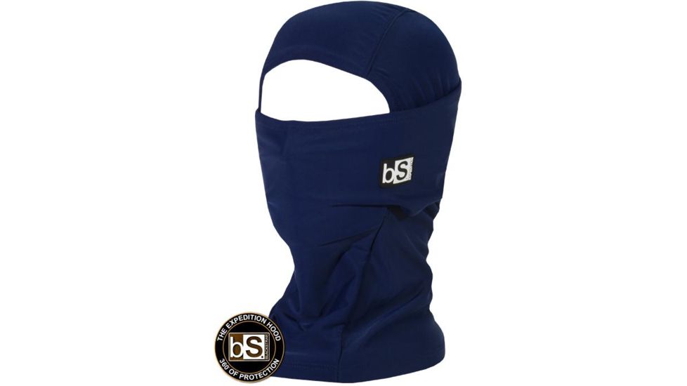 BlackStrap The Expedition Hood Balaclava, Solid Navy Blue, One Size, BS-EXPH-S-NAVY