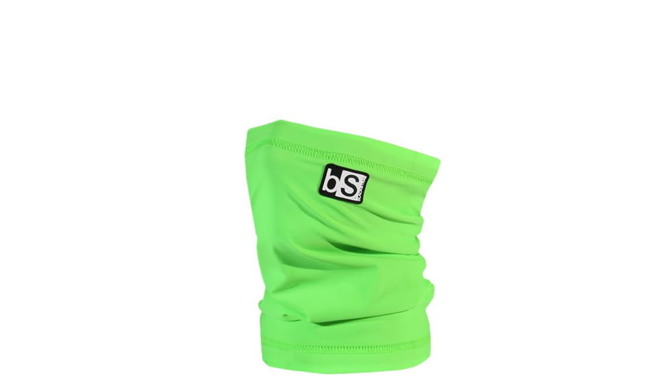 BlackStrap The Kids Dual Layer Tube Facemask, Solid Bright Green, One Size, BS-KT-S-BRIGHTGREEN