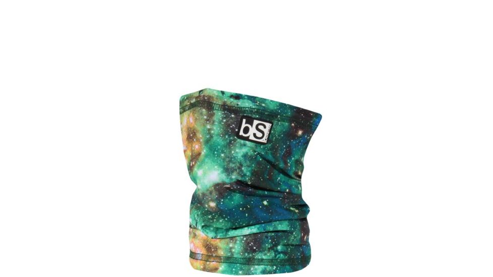 BlackStrap The Kids Dual Layer Tube Facemask, Space Cadet Green, One Size, BS-KT-P-SPACEGREEN