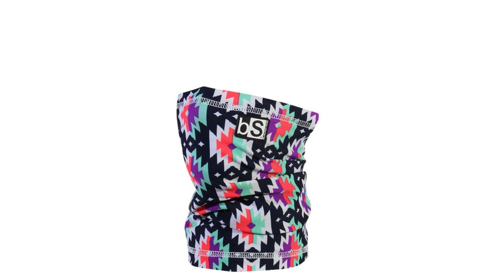 BlackStrap The Kids Dual Layer Tube Facemask, Tribe Bright, One Size, BS-KT-P-BRIGHTTRIBE
