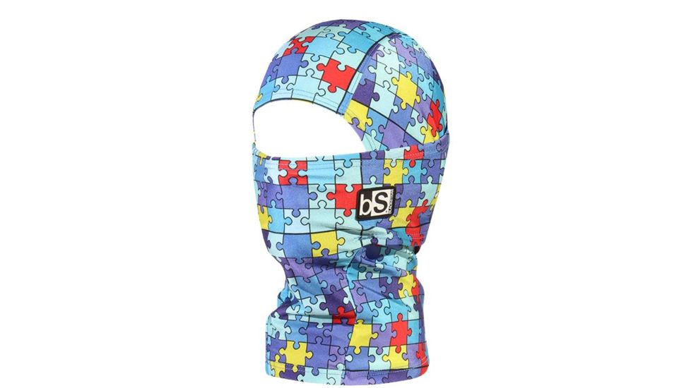 BlackStrap The Kids Hood Balaclava, Jigsaw, One Size, BS-KH-P-JIGSAW