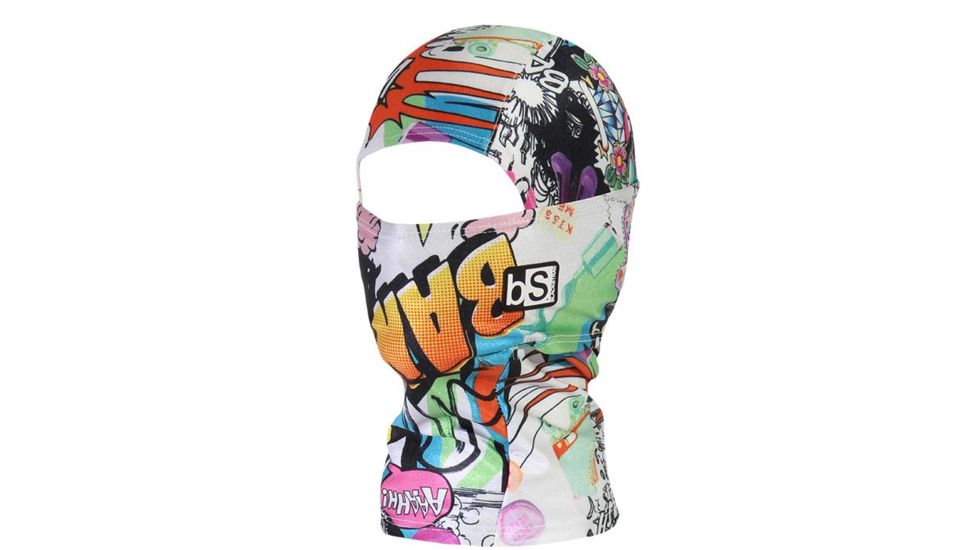 BlackStrap The Kids Hood Balaclava, Kaaapow, One Size, BS-KH-P-KAAAPOW