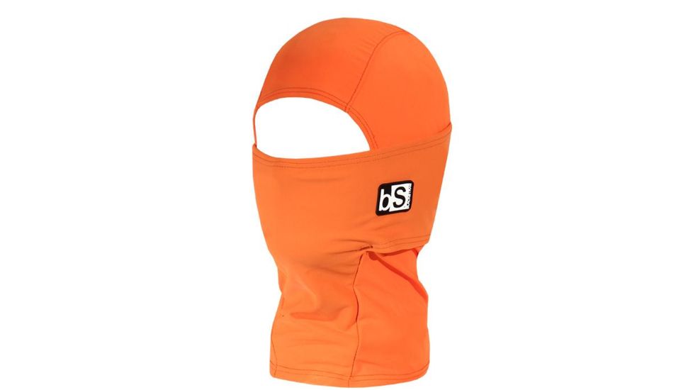 BlackStrap The Kids Hood Balaclava, Solid Bright Orange, One Size, BS-KH-S-BRIGHTORANGE
