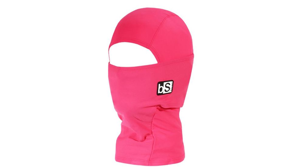 BlackStrap The Kids Hood Balaclava, Solid Coral, One Size, BS-KH-S-CORAL