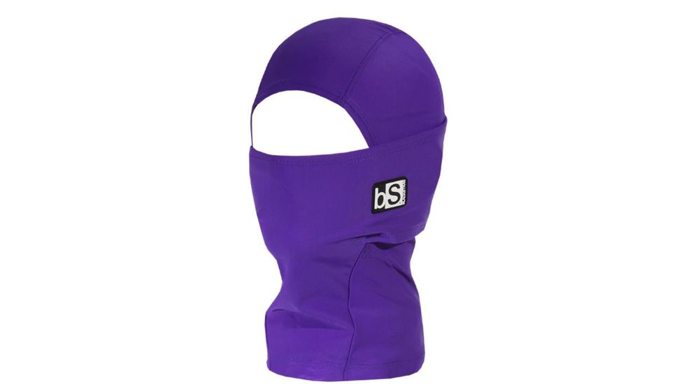 BlackStrap The Kids Hood Balaclava, Solid Deep Purple, One Size, BS-KH-S-DEEPPURPLE