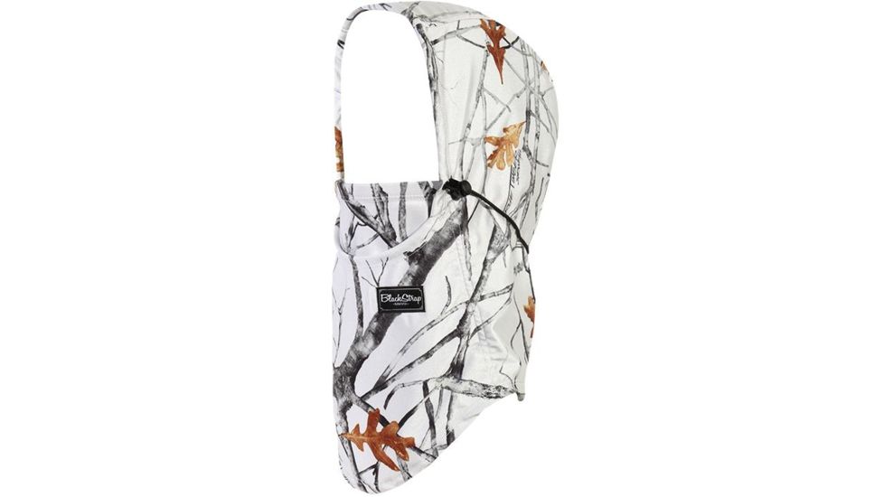 BlackStrap The Team Hood Adjustable Dual Layer Balaclava, Camouflage Timber Snow, One Size, BS-TH-P-TIMBERSNOW