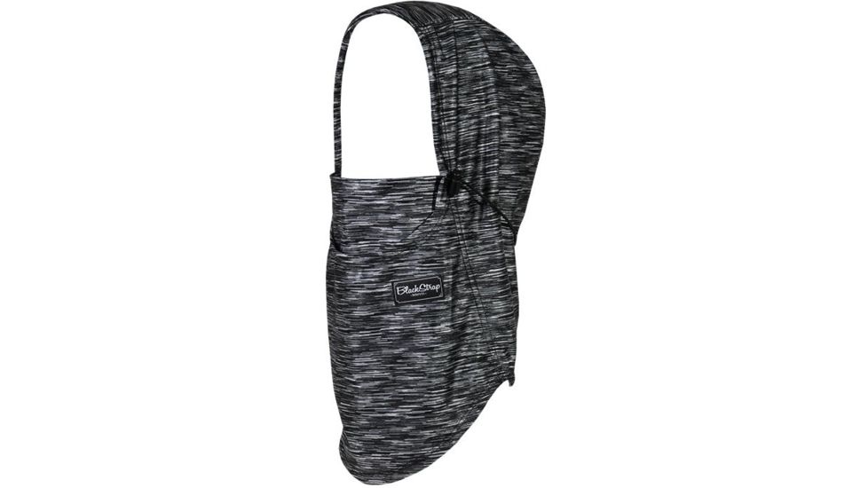 BlackStrap The Team Hood Adjustable Dual Layer Balaclava, Static, One Size, BS-TH-P-STATIC