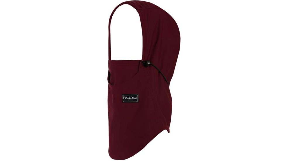BlackStrap The Team Hood Adjustable Dual Layer Balaclava, Wine, One Size, BS-TH-S-WINE