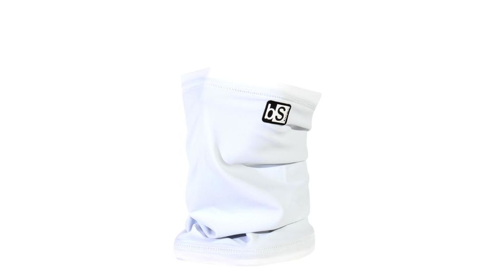 BlackStrap The Tube Dual Layer Facemask, Solid White, One Size, BS-T-S-WHITE