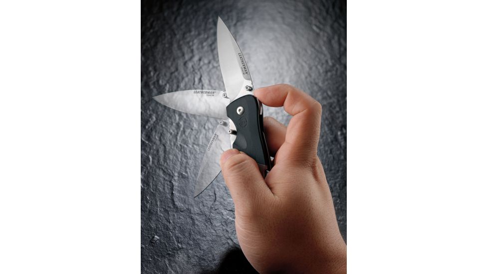 Leatherman Crater c33T Pocket Knife, Straight Blade, Satin Finish - 860211