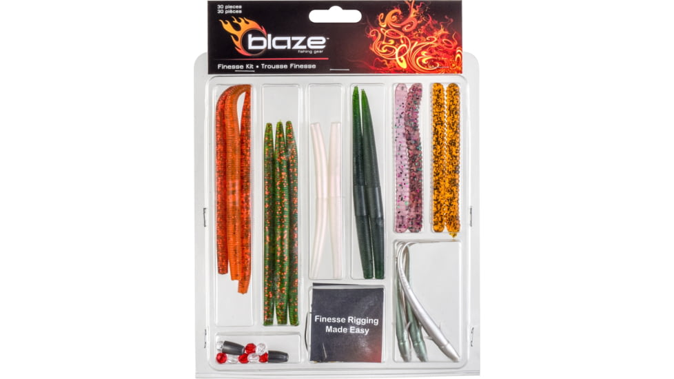 Blaze Fishing Gear Blaze Finesse Kit - 30 Pieces, BL-FINKIT