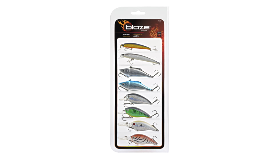 Blaze Fishing Gear Blaze Hardbait Kit, 8 Pack, BLZ-8PK