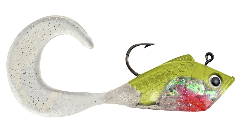 Blaze Fishing Gear Rigged Grub Grub, 5, 2in, Pearl/Dace, RCM2-PD