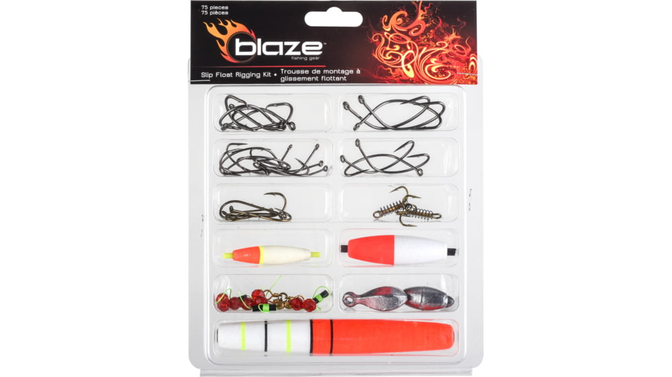 Blaze Fishing Gear Slip Float Rig Kit 75Pc, BL-SFRGKIT