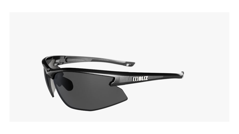 Bliz Motion Sunglasses-Black-Smoke/Silver Mirror