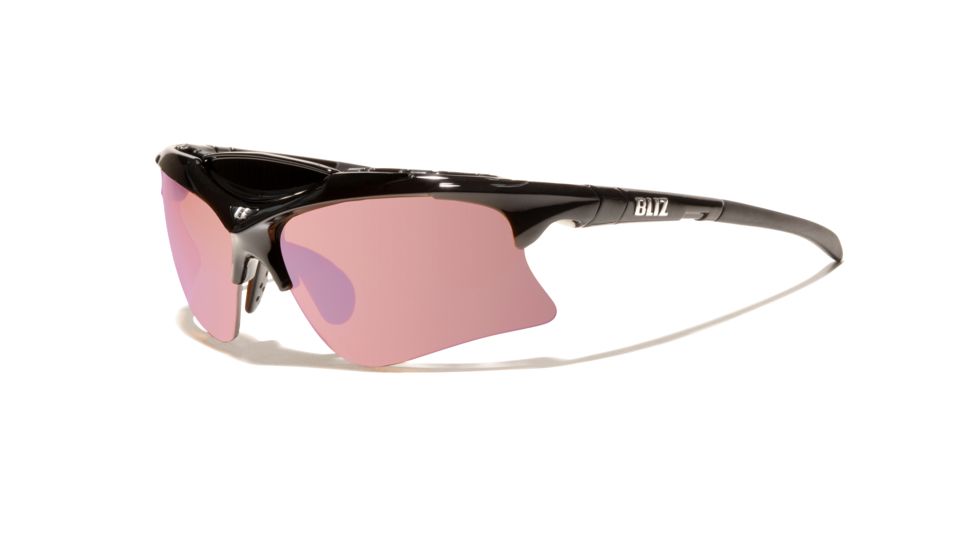 Bliz Pace Sunglasses-Black-Photochromatic Rose