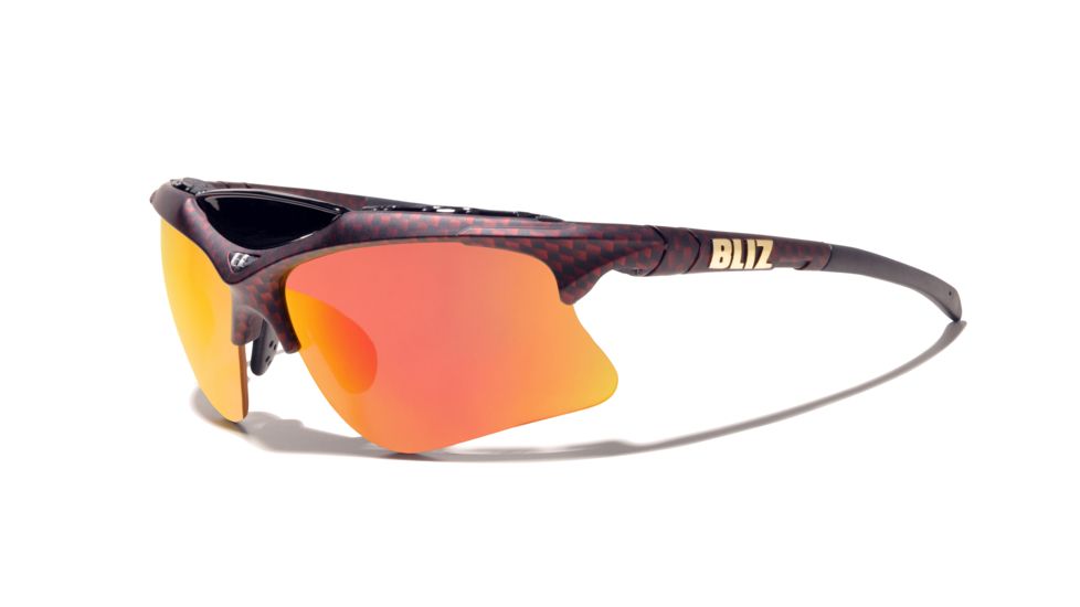 Bliz Pace Sunglasses-Red Carbon-Smoke/Red Multi