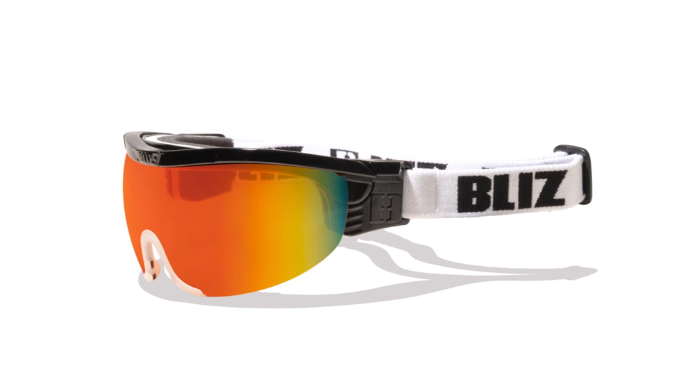 Bliz Pro-Flip Small Face Eyewear-Black-Smoke/Red Multi