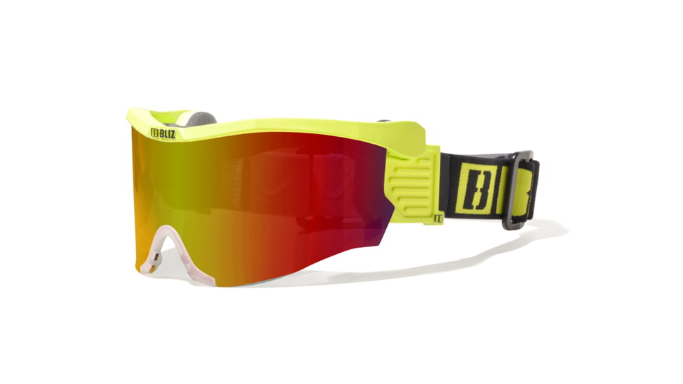 Bliz Pro-Flip XT Eyewear-Lime Green-Smoke/Red Multi