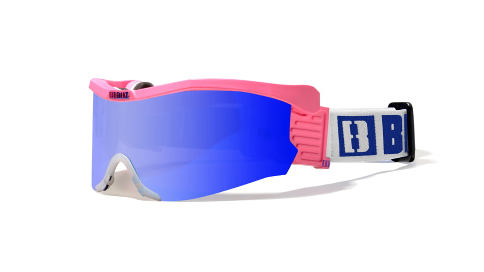 Bliz Pro-Flip XT Small Face Eyewear-Pink-Smoke/Blue Multi