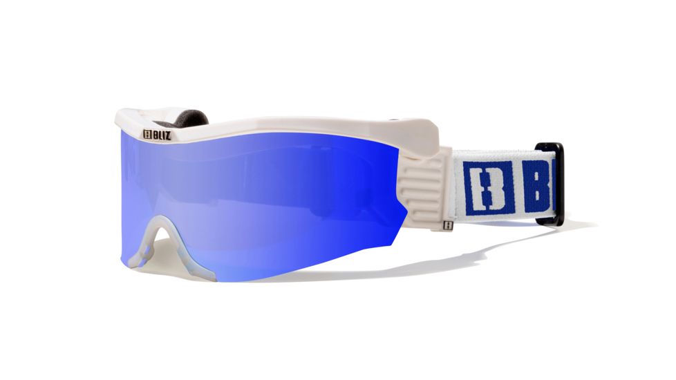 Bliz Pro-Flip XT Small Face Eyewear-White-Smoke/Blue Multi