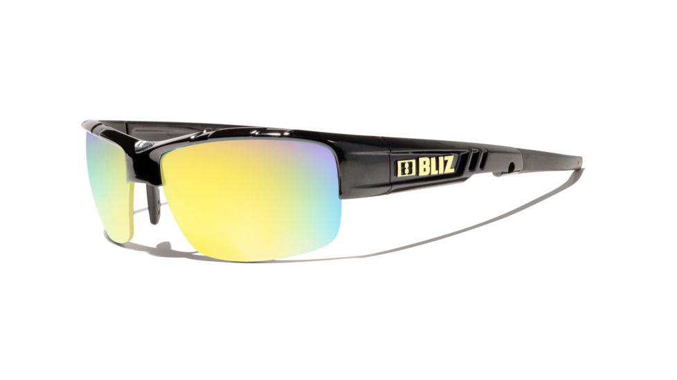 Bliz Tracker Sunglasses-Black-Smoke/Gold Multi