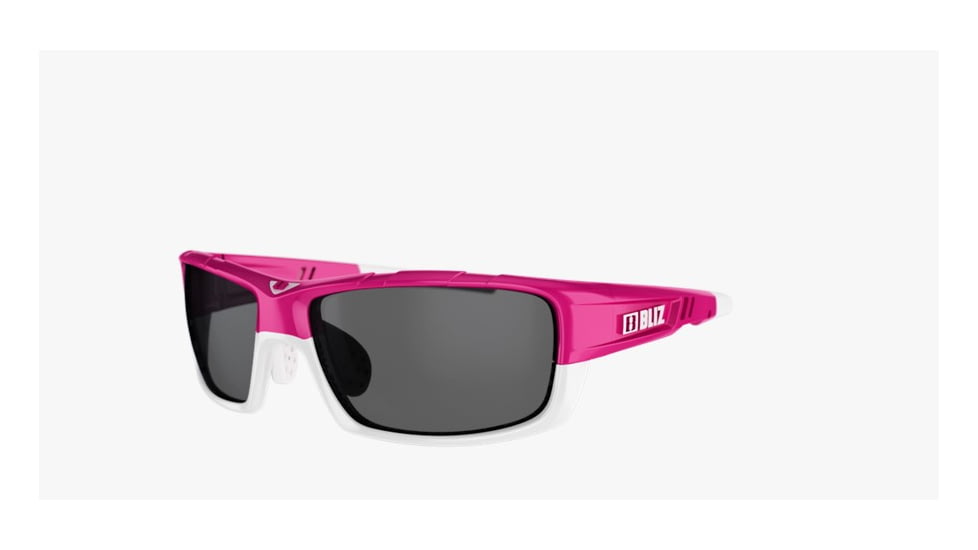 Bliz Tracker Sunglasses-Pink-Smoke/Silver Mirror