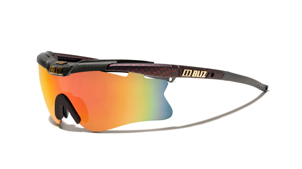 Bliz Velocity XT Sunglasses-Red Carbon-Smoke/Red Multi