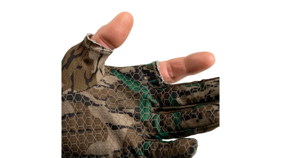 Blocker Outdoors Finisher Turkey LW Custom Gloves, Mossy Oak Greenleaf, Medium, 1408947