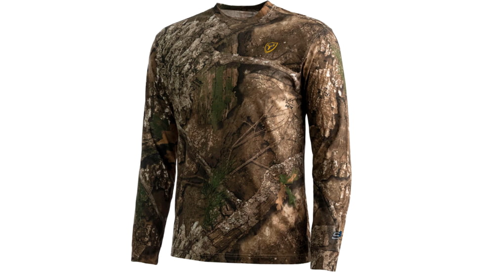 Blocker Outdoors Fused Cotton Long Sleeve Shirt - Men's, Realtree APX, Medium, 1409113