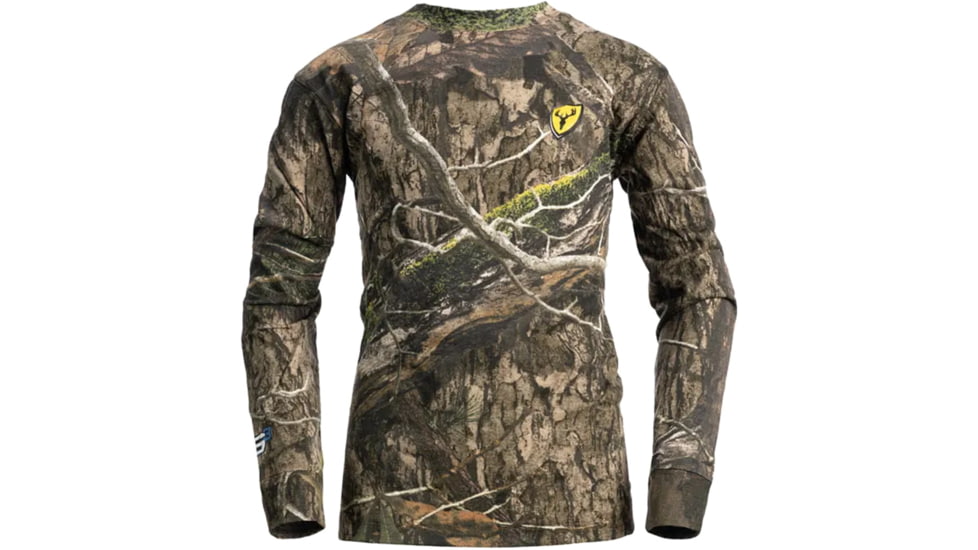 Blocker Outdoors Youth Fused Cotton Long Sleeve Shirt - Mens, MO Country DNA Small, 1409124