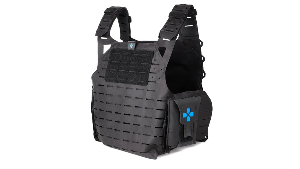 Blue Force Gear Version 2 Helium Whisper Micro Trauma Kit - Empty, Black, Small, HW-TKN-NANO-02-EMPTY-BK