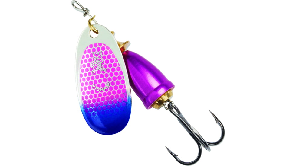 Blue Fox Classic Vibrax Spinner, 1/4 oz, Cerise Scale/Blue Tip UV, 60-30-319ICIC